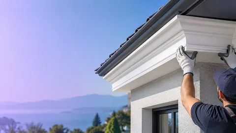 ¿Cómo instalar cornisas exteriores de EPS? Guía paso a paso